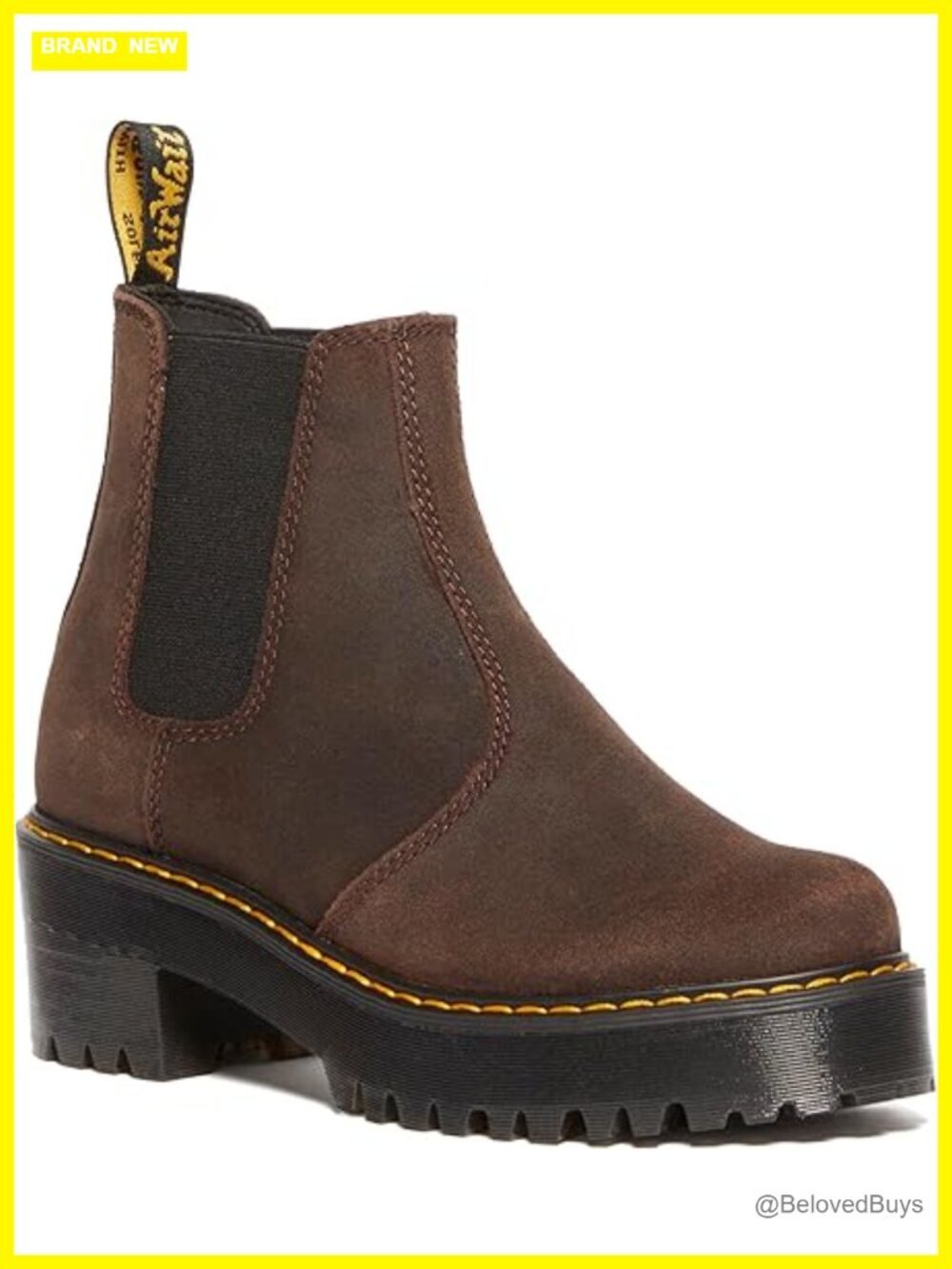 Chelsea Boot - Full-Grain Waxy Leather, Pull-On, Block Heel